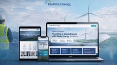 BluPine Energy digital mockup design copy