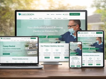 Casey Dental website on multiple devices copy