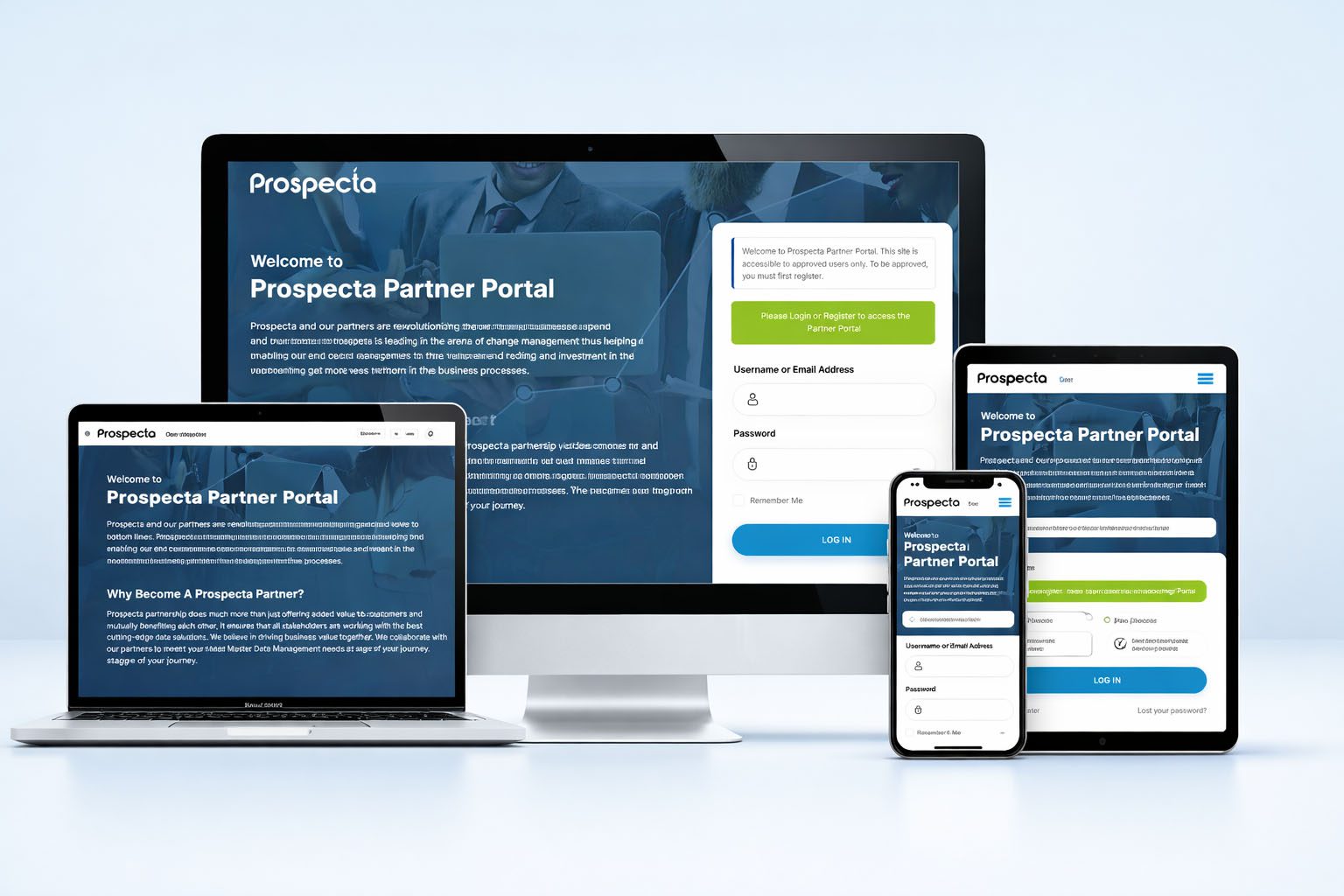 Partner Portal for Software Firm 7 Prospecta Partner Portal across devices copy