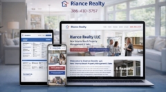 Riance Realty online experience displayed on devices copy