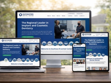 Southeastern Dental Center website across devices copy