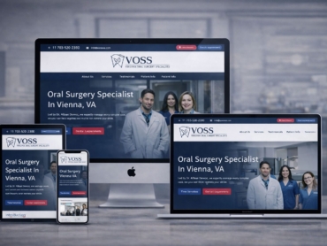VOSS website displayed across devices copy