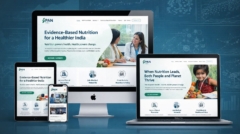 Responsive portfolio banner showcasing PAN India copy