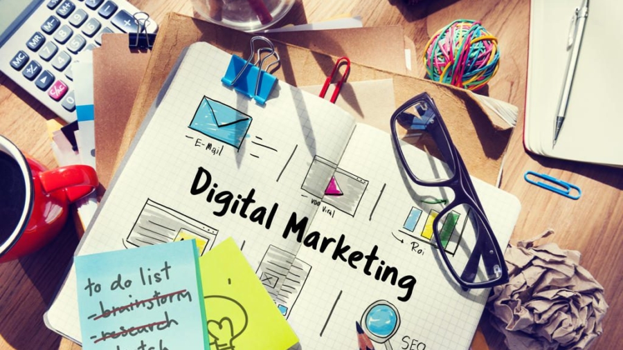 Online Strategy Media Marketing Icons